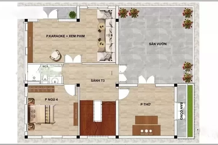 Chia sẻ top 20 mẫu nhà mái thái ngang 8m full bản vẽ