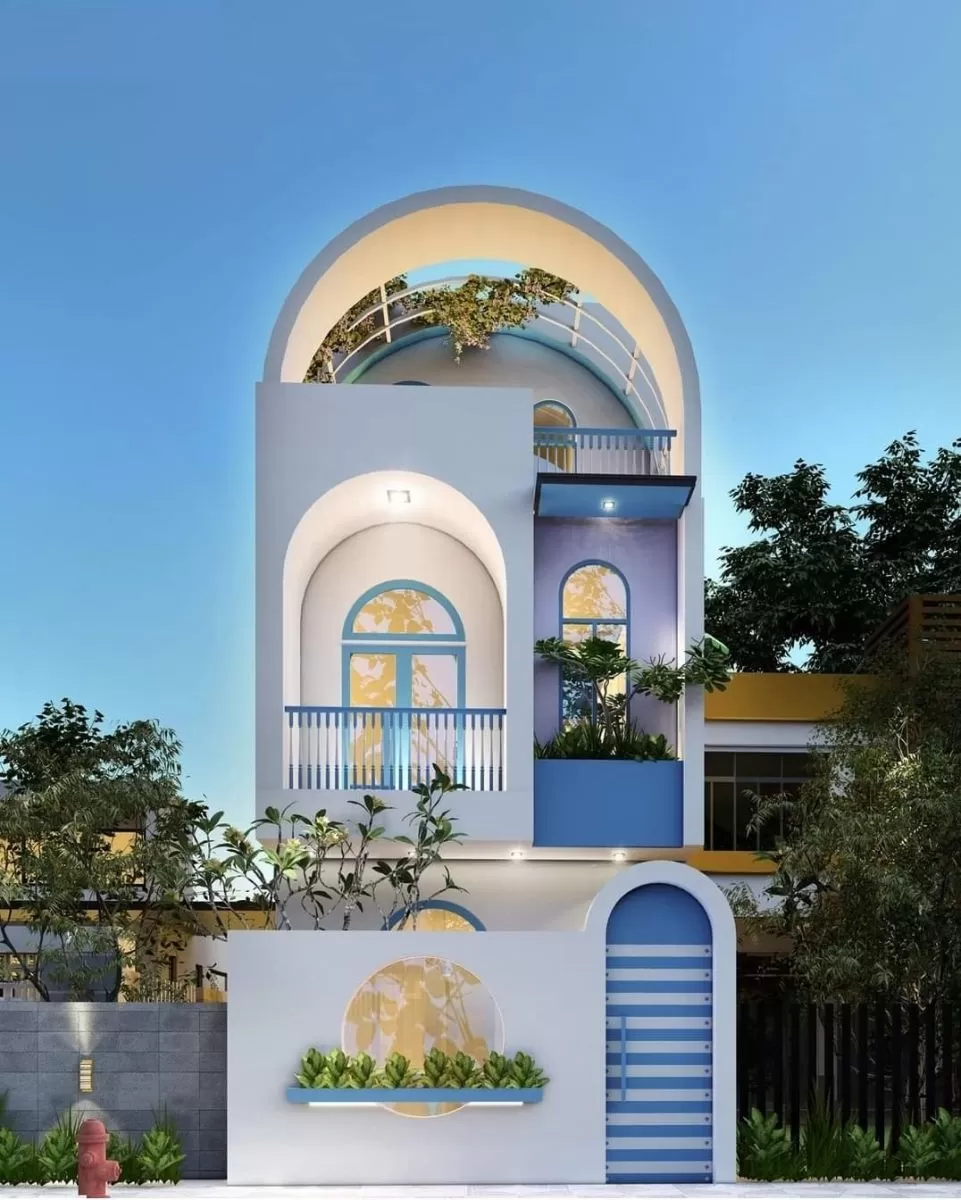 Chi phí xây dựng mẫu nhà hiện đại 2 5 tầng sẽ dao động tối thiểu từ 500 triệu đồng