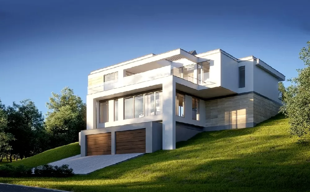 Thiết kế 3 tầng phong cách hiện đại
