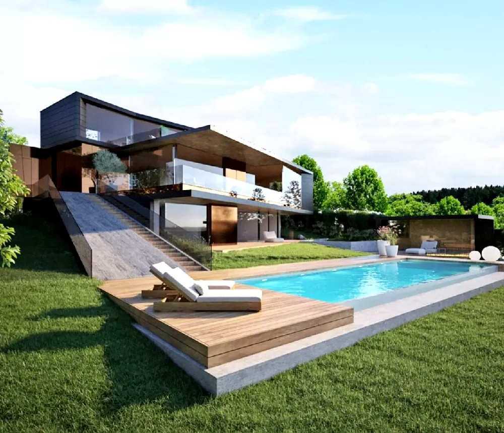 Villa hiện đại mang lại nhiều ưu điểm cho chủ đầu tư