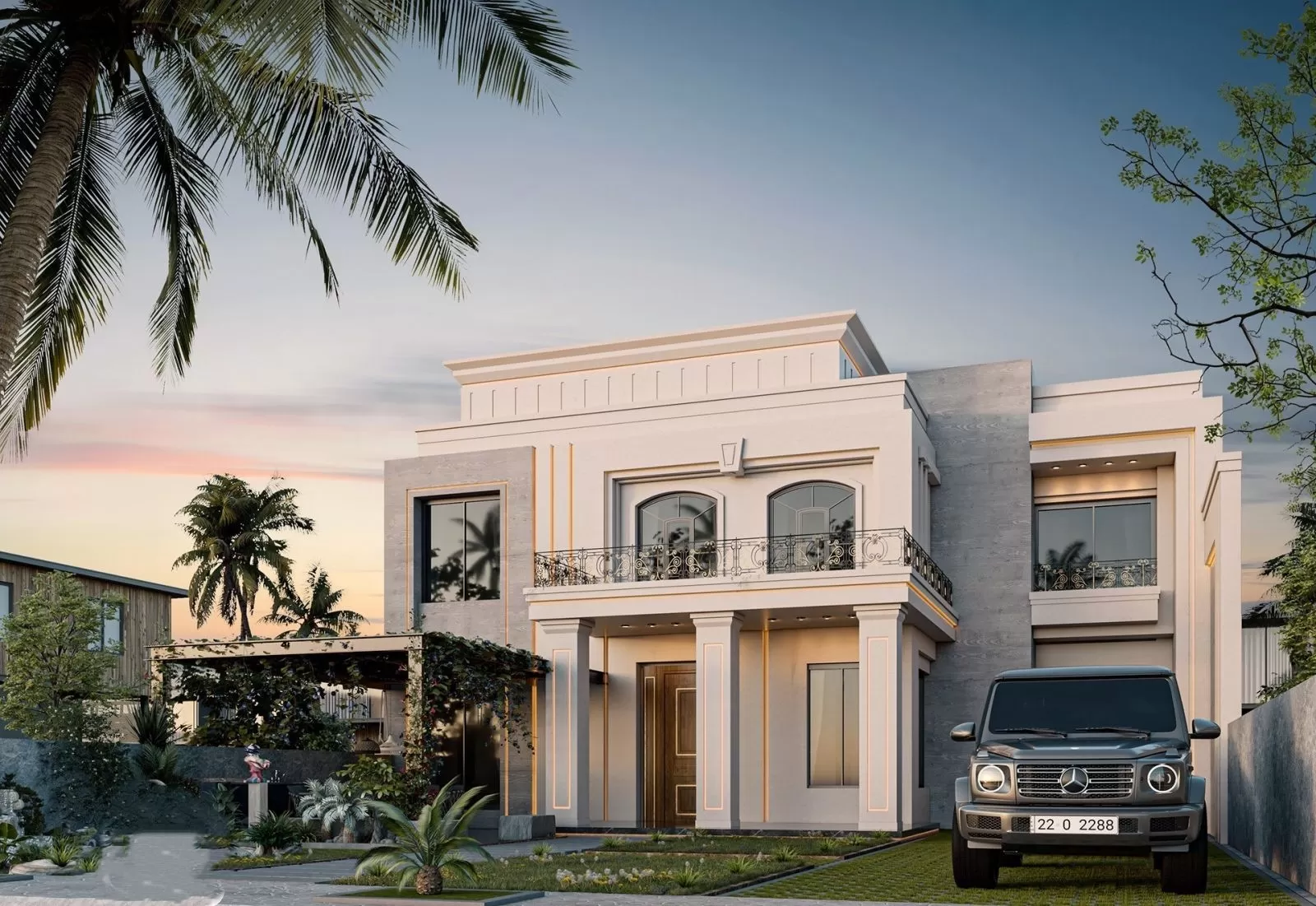 Điểm qua một số mẫu villa tân cổ điển sang trọng kiến trúc ấn tượng