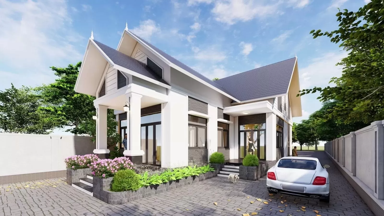 Xây nhà nhanh 1 tầng 80m2 bao nhiêu tiền? Các thiết kế HOT 2023