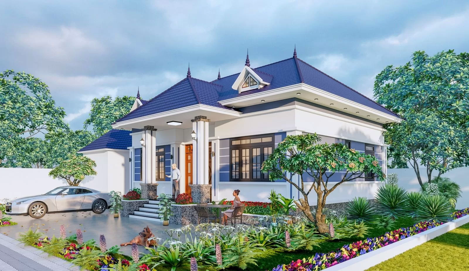 Xây nhà nhanh 1 tầng 80m2 bao nhiêu tiền? Các thiết kế HOT 2023