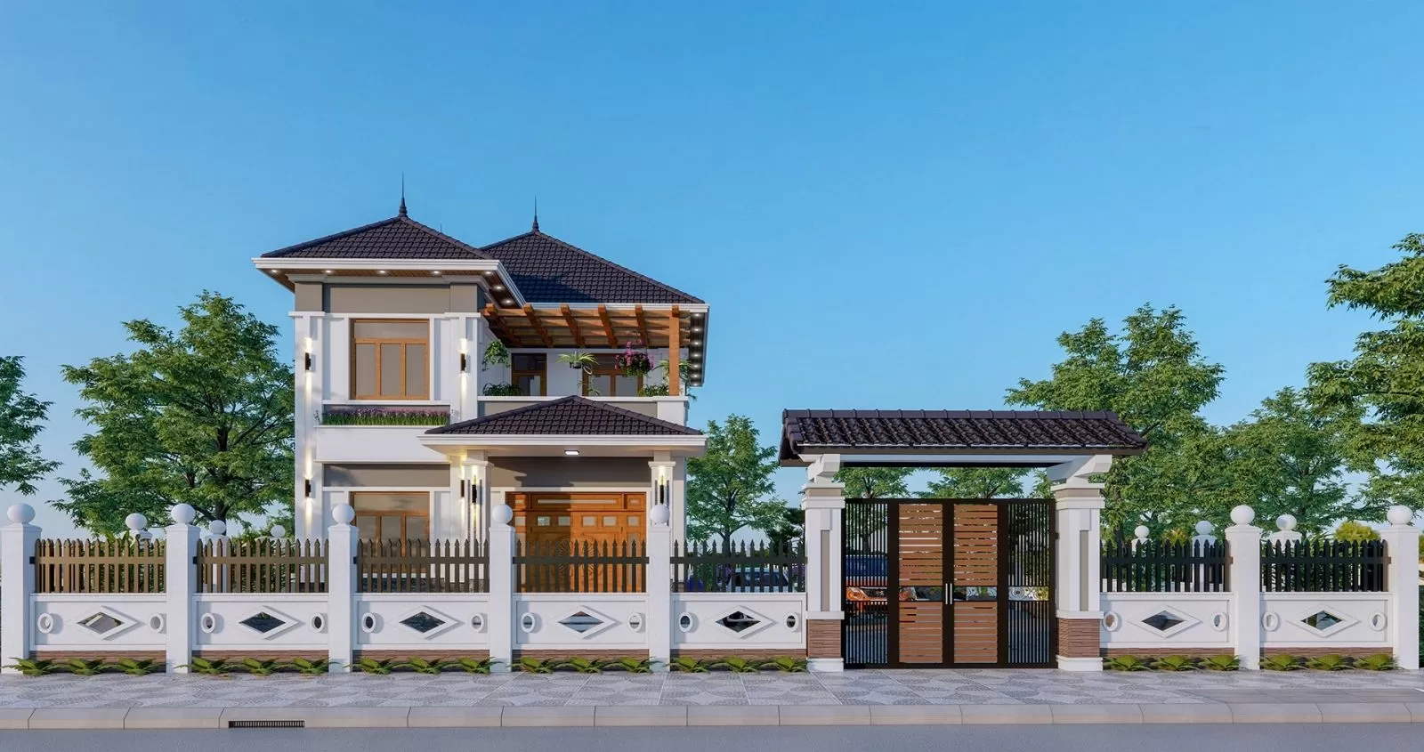 Điểm qua các mẫu nhà 2 tầng 70m2 tiện nghi được xây nhiều nhất