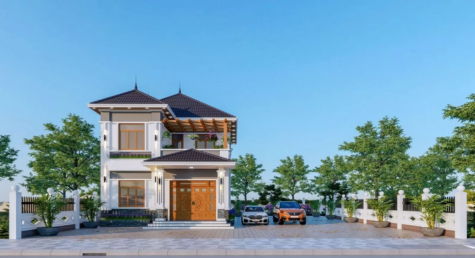 Điểm qua các mẫu nhà 2 tầng 70m2 tiện nghi được xây nhiều nhất