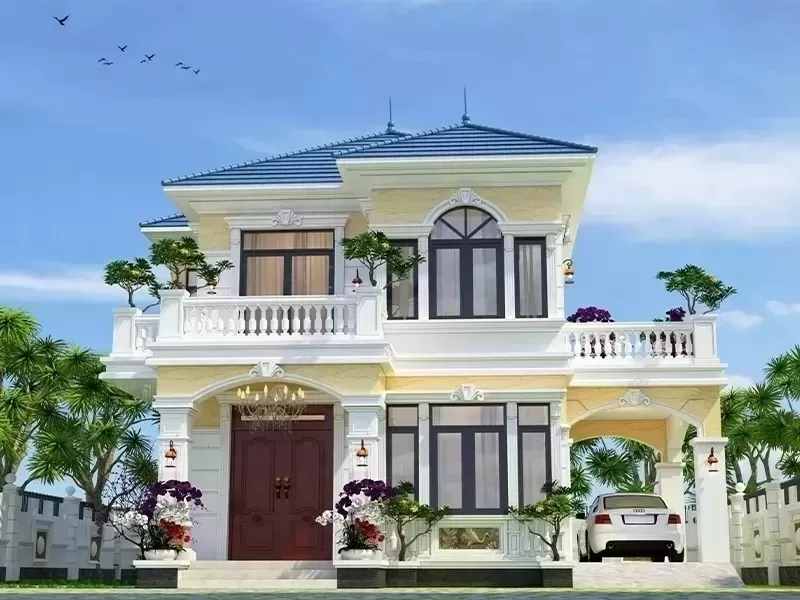 Điểm qua các mẫu nhà 2 tầng 70m2 tiện nghi được xây nhiều nhất