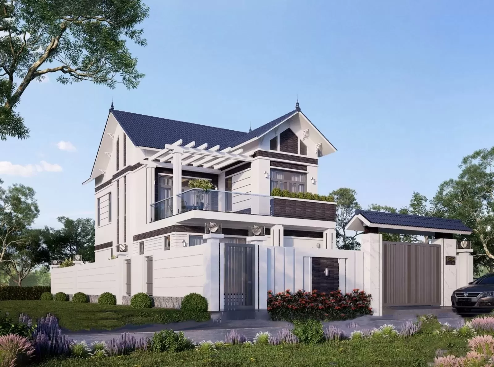 Điểm qua các mẫu nhà 2 tầng 70m2 tiện nghi được xây nhiều nhất