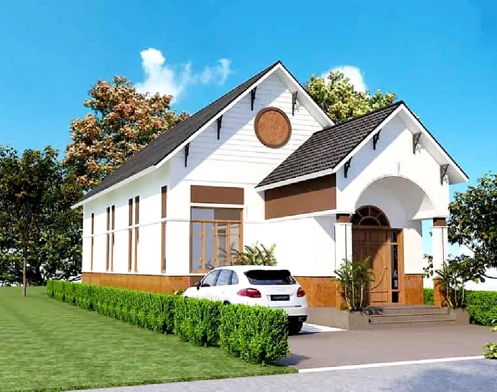 Ngôi nhà có mặt t iền rộng lớn
