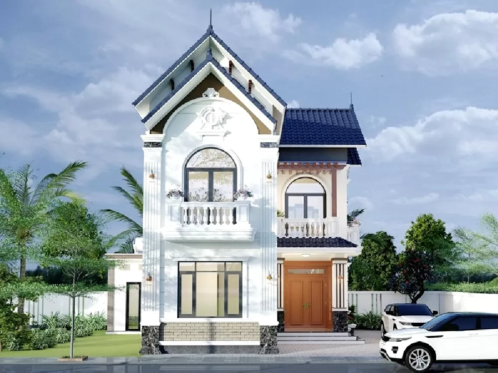 Nhà mái thái đẹp ở nông thôn