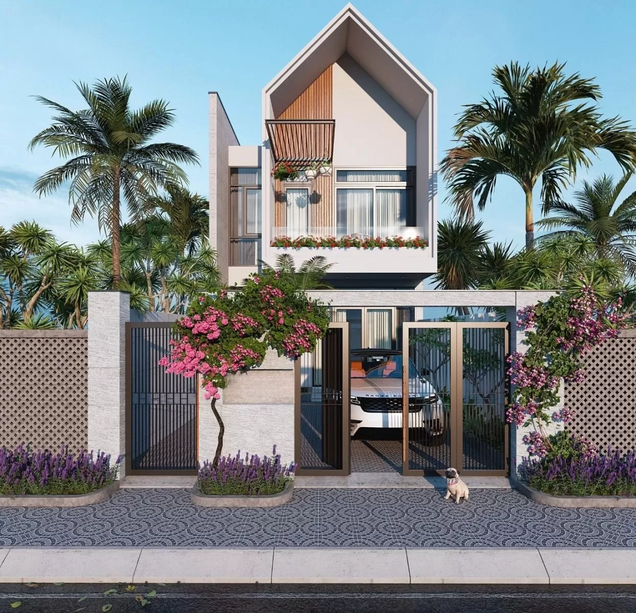 Yếu tố ánh sáng trong thiết kế nhà hiện đại 120m2