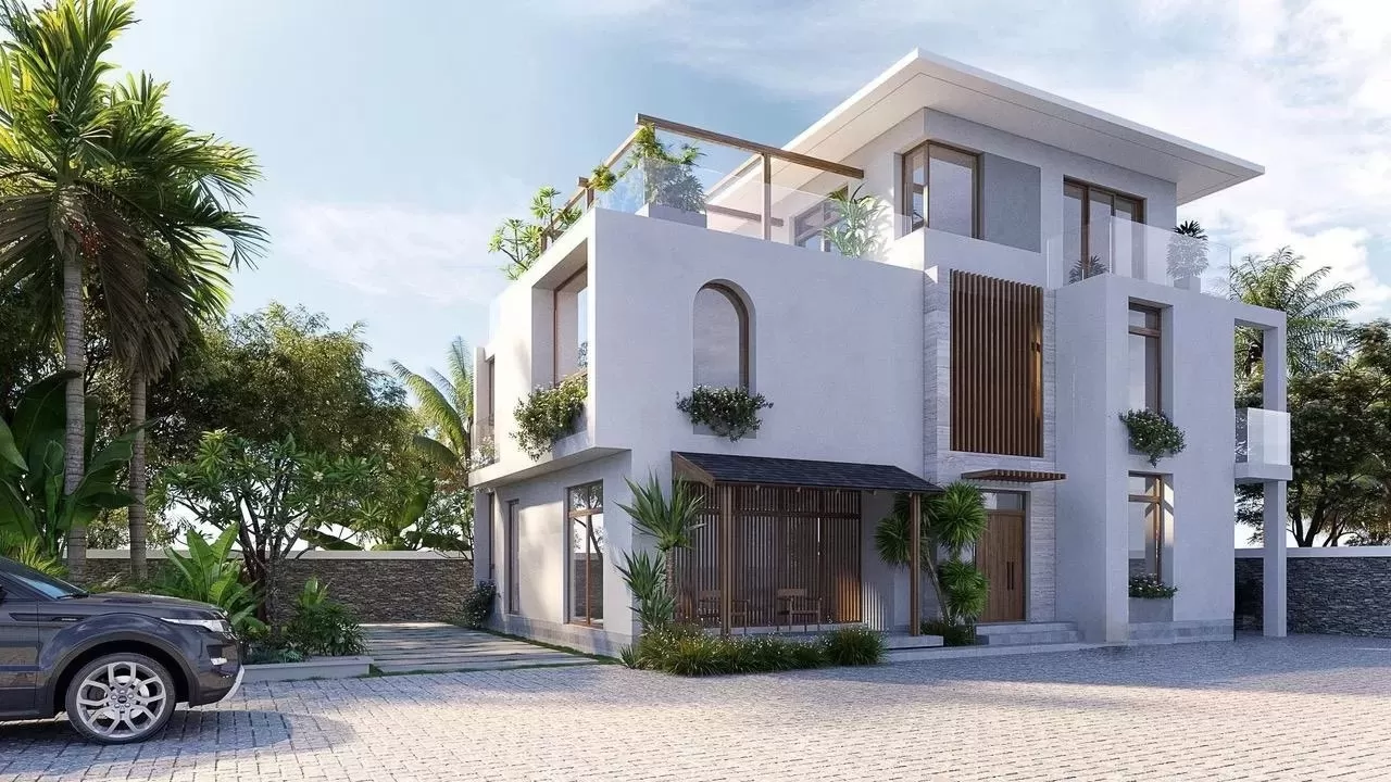Tính toán không gian sinh hoạt mẫu nhà 3 tầng 120m2 hiện đại hợp lý