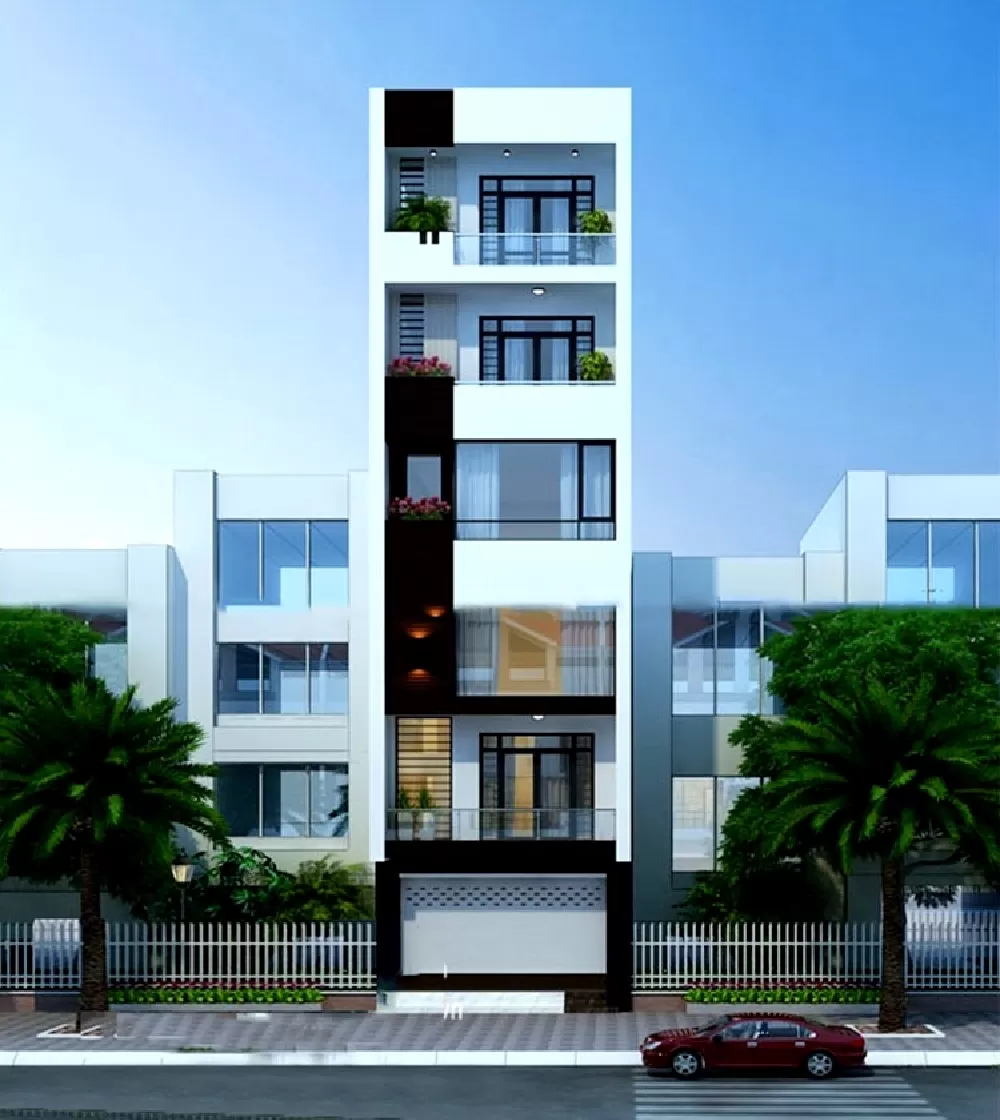 Mẫu nhà phố hiện đại 6 tầng 7x14m là một lựa chọn tuyệt vời cho những người muốn có một không gian sống hiện đại, tiện nghi
