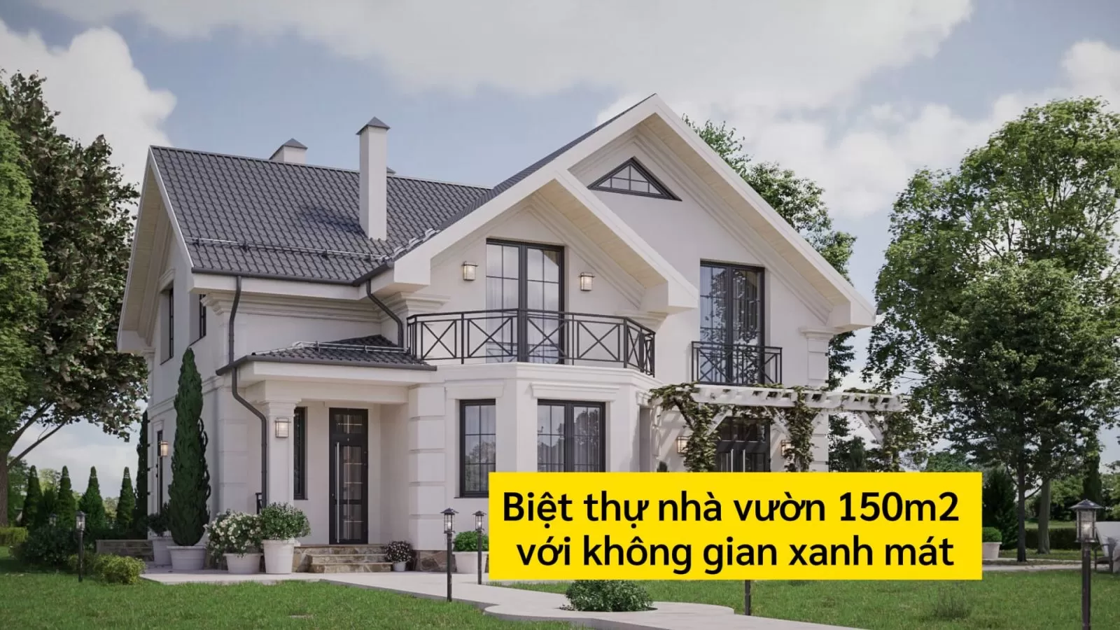 Nhà sân vườn 150m2 không gian xanh mát có lợi cho sức khoẻ