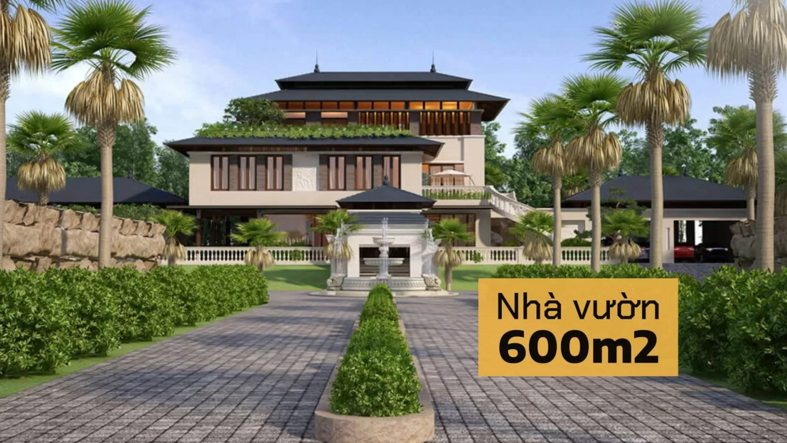nhà vườn 600m2