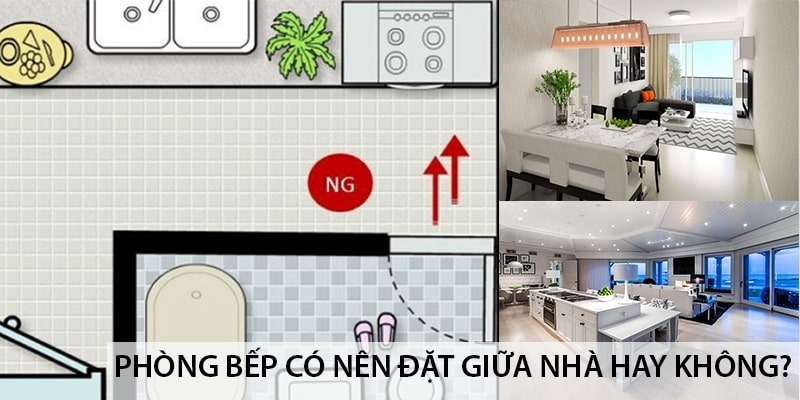 Nhà hướng Tây nên đặt bếp ở hướng Tây Bắc, Tây Nam và Đông Bắc là tốt nhất đem lại đầy đủ các yếu tố may mắn, tài lộc, sức khoẻ dồi dào cho thành viên trong gia đình. 