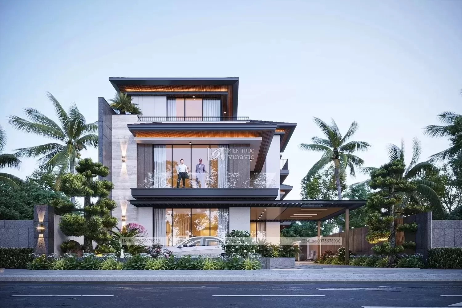 Bộ sưu tập biệt thự nhà vườn 3 tầng hiện đại đang được ưa chuộng