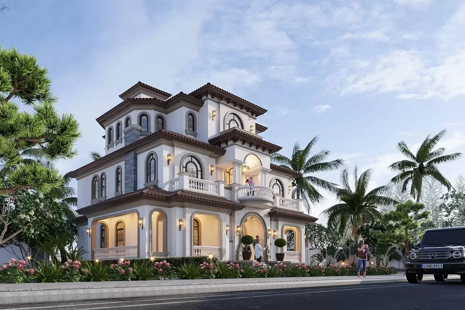 Bộ sưu tập biệt thự nhà vườn 3 tầng hiện đại đang được ưa chuộng