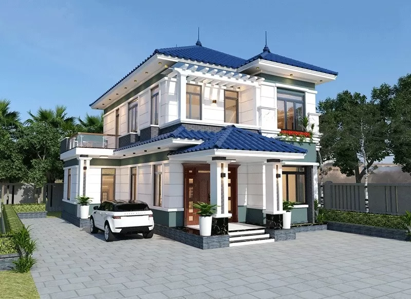 Không gian xanh nhà vườn 150m2 tương tác trực tiếp với thiên nhiên