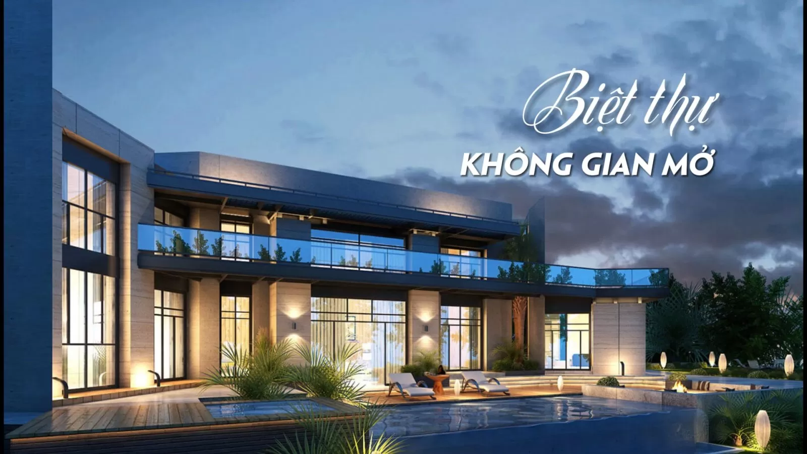 Sức hút của biệt thự kiến trúc không gian mở với giới nhà giàu