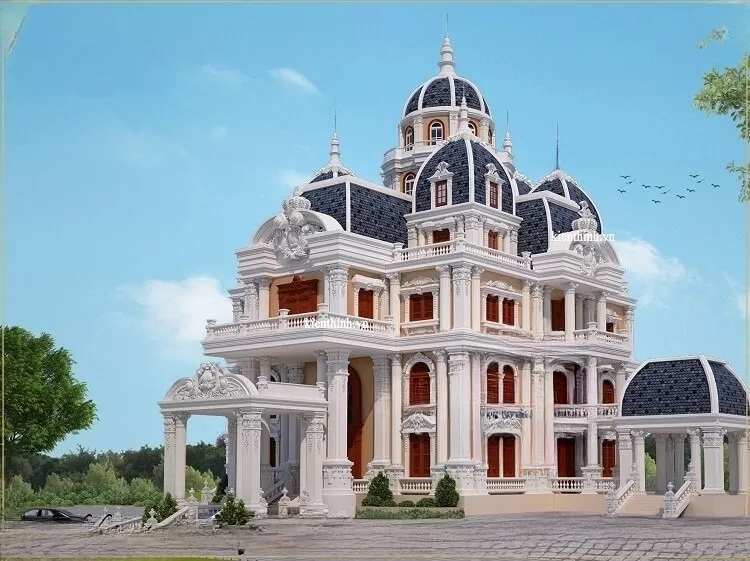 Biệt thự 4 tầng cổ điển sở hữu vẻ đẹp sang trọng của lối kiến trúc cổ Hy Lạp và La Mã. Những mẫu biệt thự này mang đến nét đẹp thanh lịch, xa hoa kiểu hoàng gia, cùng không gian sống tiện nghi đẳng cấp trở thành chuẩn mực trong phân khúc thiết kế biệt thự xa hoa cho giới thượng lưu.