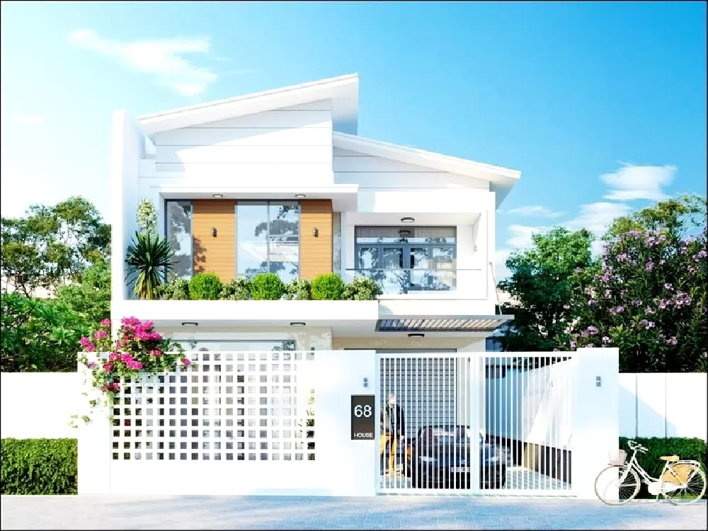 Mẫu nhà 8x15 theo phong cách hiện đại