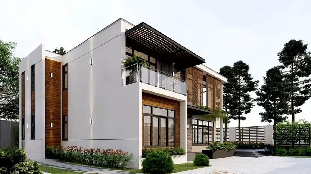Nhà 1 trệt 1 lầu 8x15 có 4 phòng ngủ