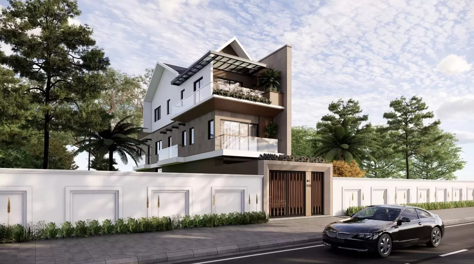 Bố cục mặt bằng thiết kế nhà 8x15m 3 phòng ngủ đẹp cần được bố trí hợp lý