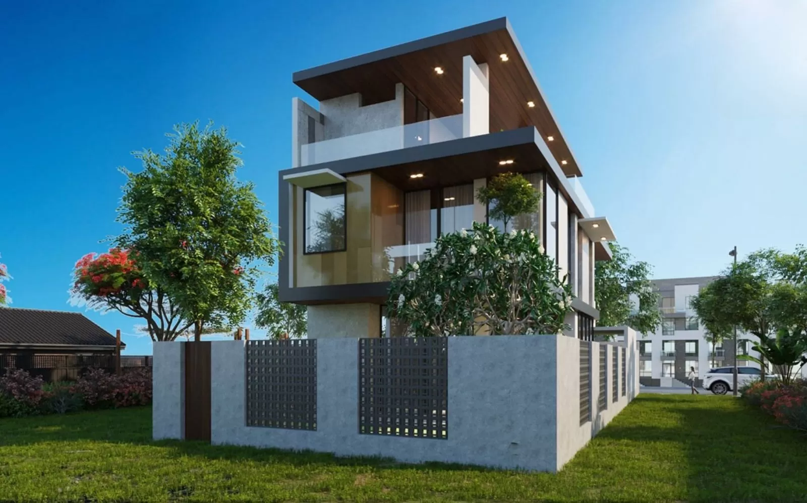 Tích hợp các tiện ích hiện đại cho nhà 3 phòng ngủ 8x15