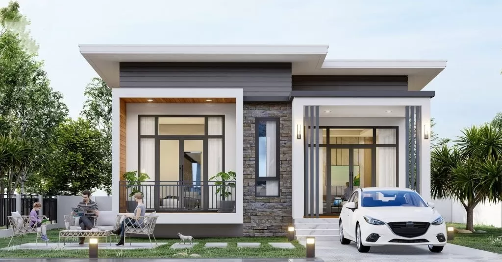 Thiết kế nhà ngang 8m dài 14m 1 tầng đang trở thành mẫu nhà cực hot và được nhiều gia đình lựa chọn. Không chỉ phủ hợp với quỹ đất ở các khu vực thành thị, ngoại ô hay thôn quê mà mẫu nhà 1 tầng 8x14m còn đáp ứng không gian sống tiện nghi, sang trọng cho gia chủ.