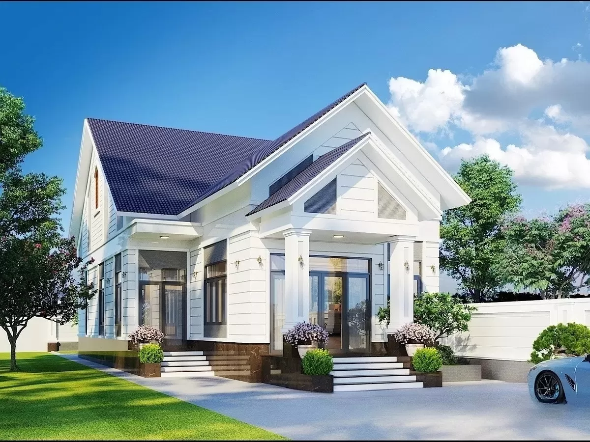 Thiết kế nhà ngang 8m dài 14m 1 tầng đang trở thành mẫu nhà cực hot và được nhiều gia đình lựa chọn. Không chỉ phủ hợp với quỹ đất ở các khu vực thành thị, ngoại ô hay thôn quê mà mẫu nhà 1 tầng 8x14m còn đáp ứng không gian sống tiện nghi, sang trọng cho gia chủ.