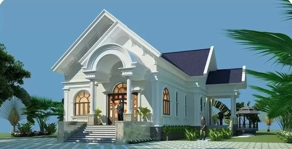 Thiết kế nhà ngang 8m dài 14m 1 tầng đang trở thành mẫu nhà cực hot và được nhiều gia đình lựa chọn. Không chỉ phủ hợp với quỹ đất ở các khu vực thành thị, ngoại ô hay thôn quê mà mẫu nhà 1 tầng 8x14m còn đáp ứng không gian sống tiện nghi, sang trọng cho gia chủ.