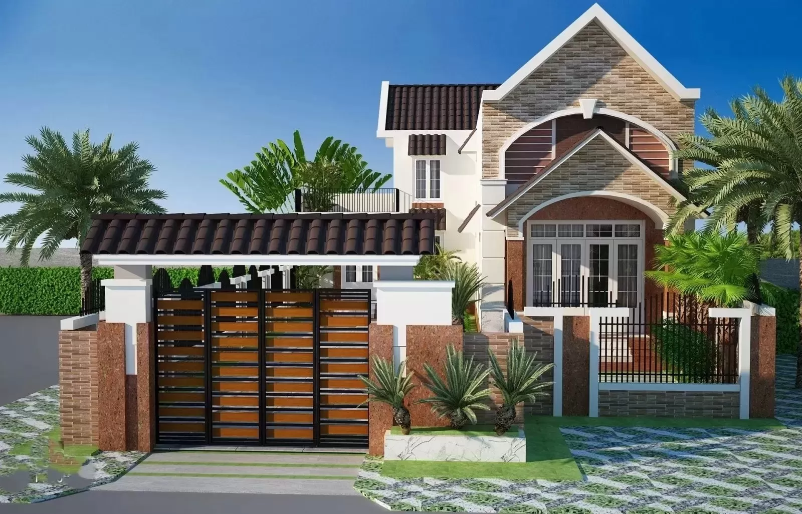 Thiết kế nhà ngang 8m dài 14m 1 tầng đang trở thành mẫu nhà cực hot và được nhiều gia đình lựa chọn. Không chỉ phủ hợp với quỹ đất ở các khu vực thành thị, ngoại ô hay thôn quê mà mẫu nhà 1 tầng 8x14m còn đáp ứng không gian sống tiện nghi, sang trọng cho gia chủ.