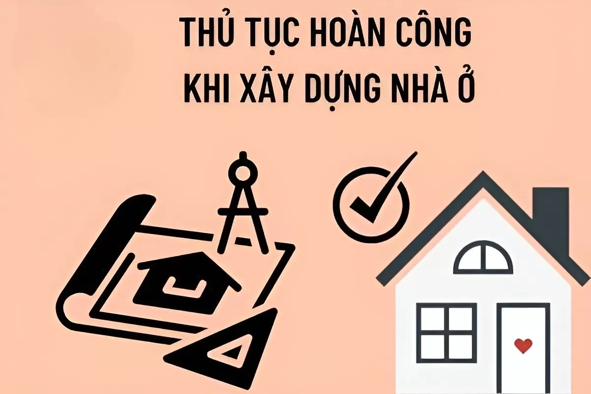 Thủ tục hoàn công nhà ở là thủ tục nghiệm thu công trình và thông báo cho cơ quan nhà nước trước khi đưa vào sử dụng. Thủ tục này được thực hiện bởi chủ đầu tư hoặc cá nhân (đối với nhà ở riêng lẻ) theo khoản 9 Điều 3 Luật Xây dựng năm 2014.