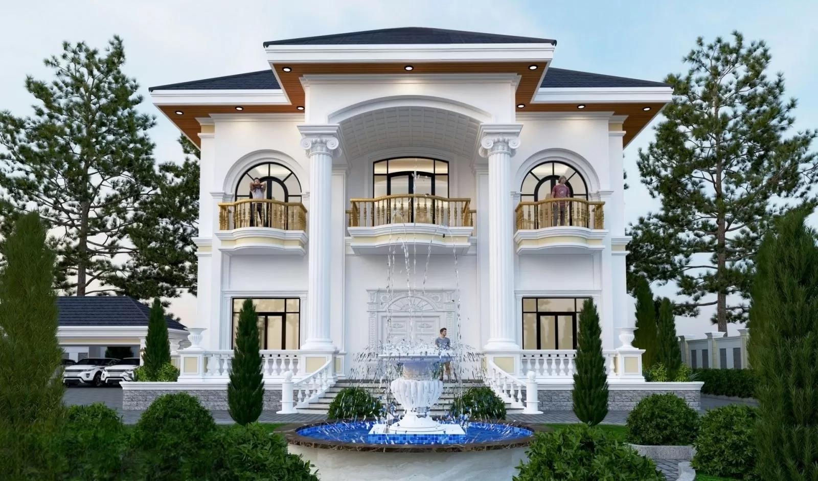 Diện tích nhà 2 tầng 5 phòng ngủ 150m2 đáp ứng nhu cầu sử dụng cơ bản của mọi gia đình