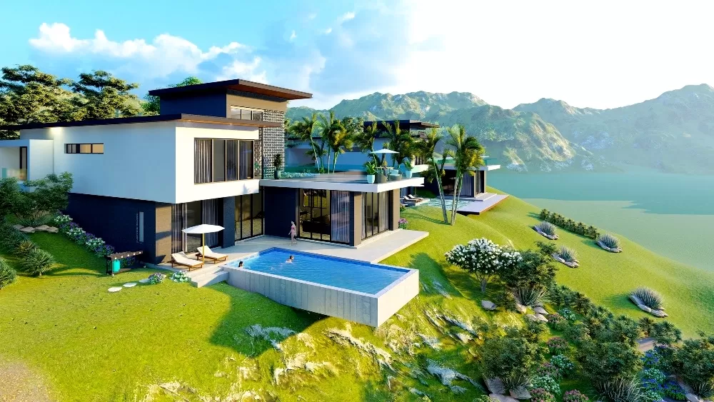 Không gian với tầm nhìn đẹp xung quanh