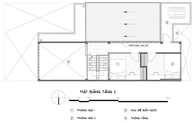 Phối cảnh nội thất tầng 2