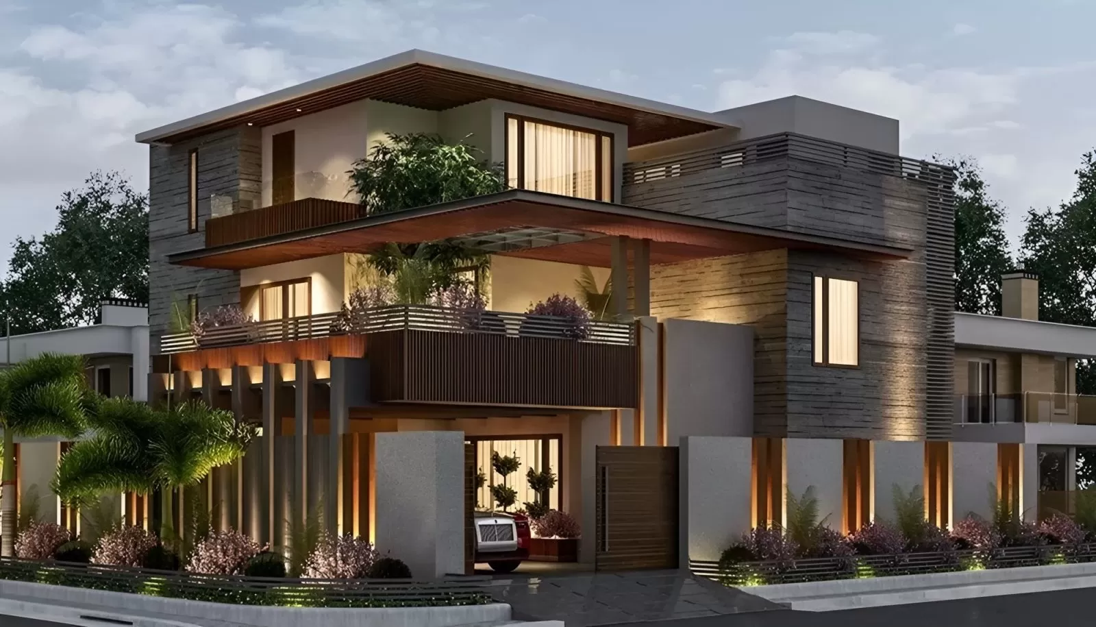 Biệt thự 2 mặt tiền được nhiều người đánh giá cao vì diện tích mặt tiền của loại hình nhà ở này rộng rãi, xây dựng kiến trúc đa dạng đẹp mắt