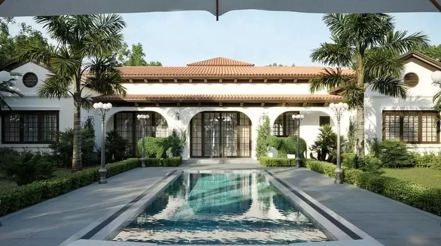 Biệt thự nghỉ dưỡng 1 tầng có bể bơi