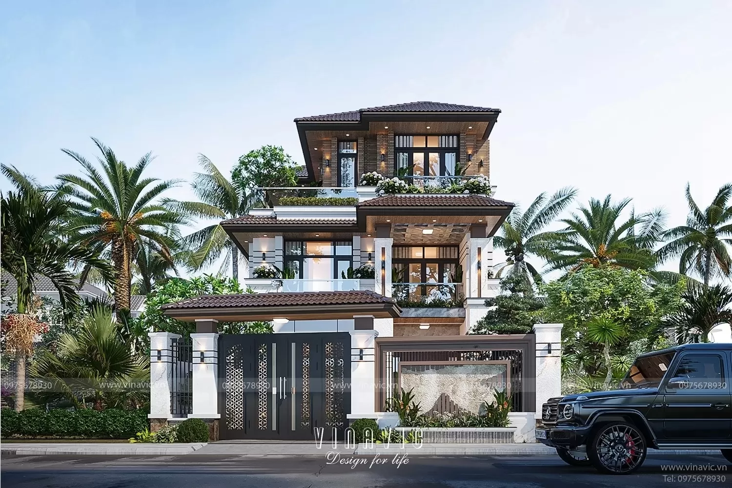 Mẫu thiết kế nhà tại ninh bình đẹp hợp xu hướng, công năng đáp ứng nhu cầu sử dụng của gia đình