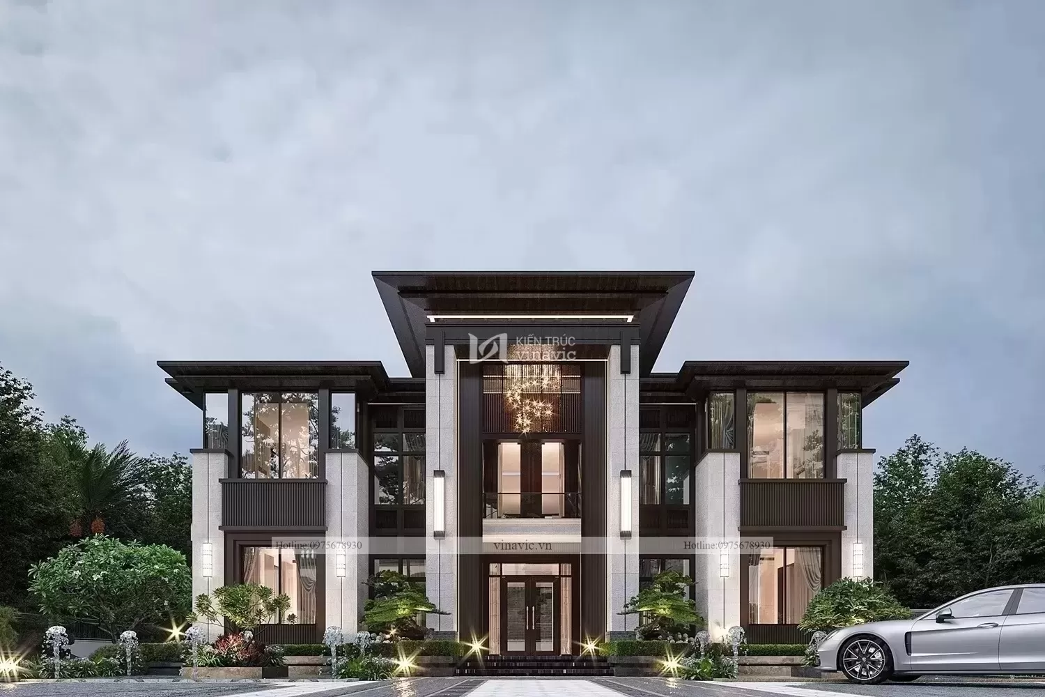 Mẫu thiết kế nhà tại ninh bình đẹp hợp xu hướng, công năng đáp ứng nhu cầu sử dụng của gia đình