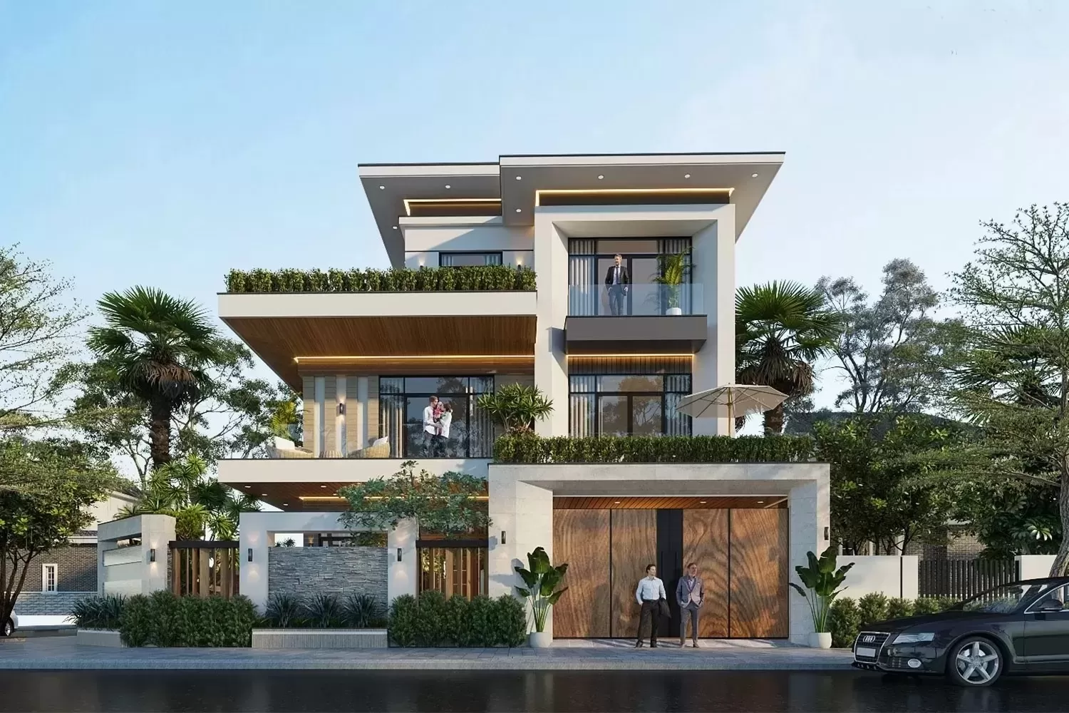 Mẫu thiết kế nhà tại ninh bình đẹp hợp xu hướng, công năng đáp ứng nhu cầu sử dụng của gia đình