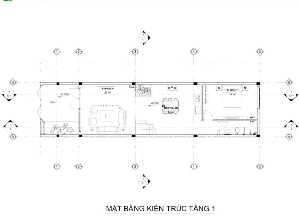 Mặt bằng thiết kế nhà 3 tầng