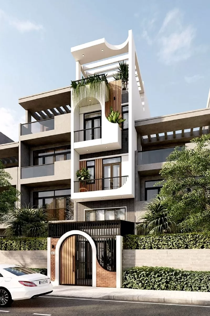 Bản vẽ thiết kế nhà 3 tầng 4 phòng ngủ