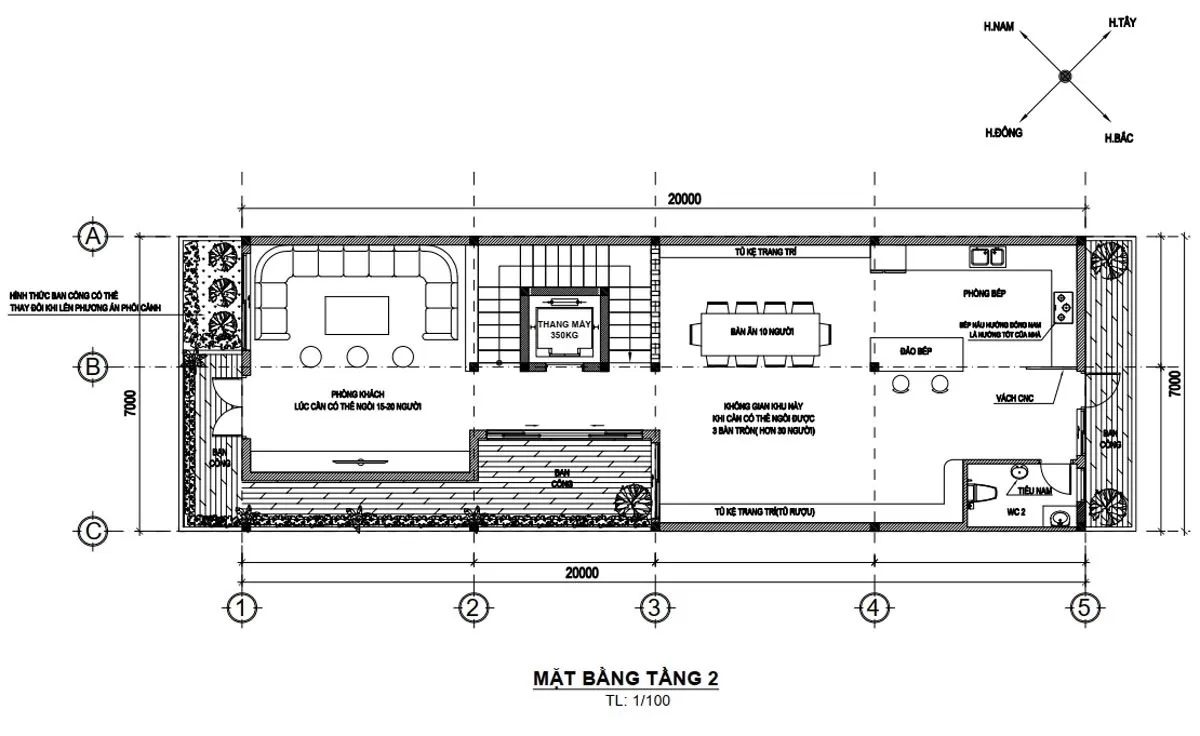 Nhà phố tân cổ điển 5 tầng có vị trí đẹp không chỉ phục vụ nhu cầu nghỉ ngơi, sinh hoạt mà còn là không gian nghỉ dưỡng lý tưởng thể hiện đẳng cấp gia chủ.