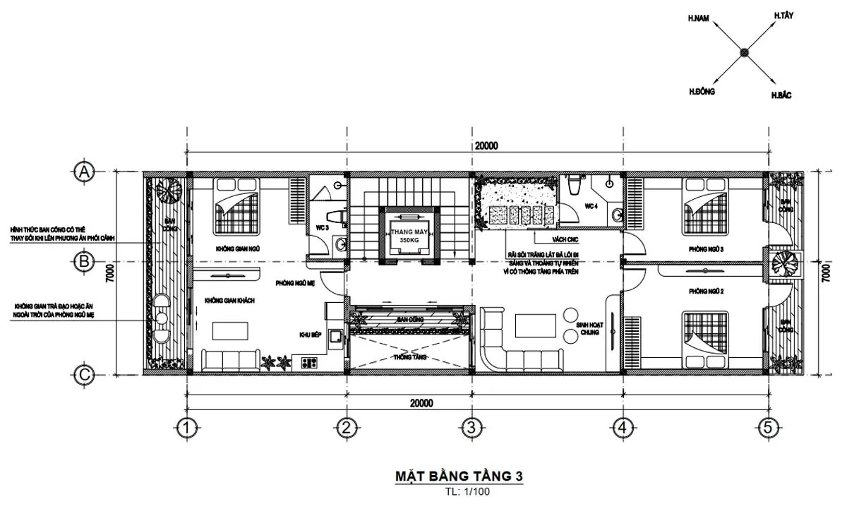 Nhà phố tân cổ điển 5 tầng có vị trí đẹp không chỉ phục vụ nhu cầu nghỉ ngơi, sinh hoạt mà còn là không gian nghỉ dưỡng lý tưởng thể hiện đẳng cấp gia chủ.