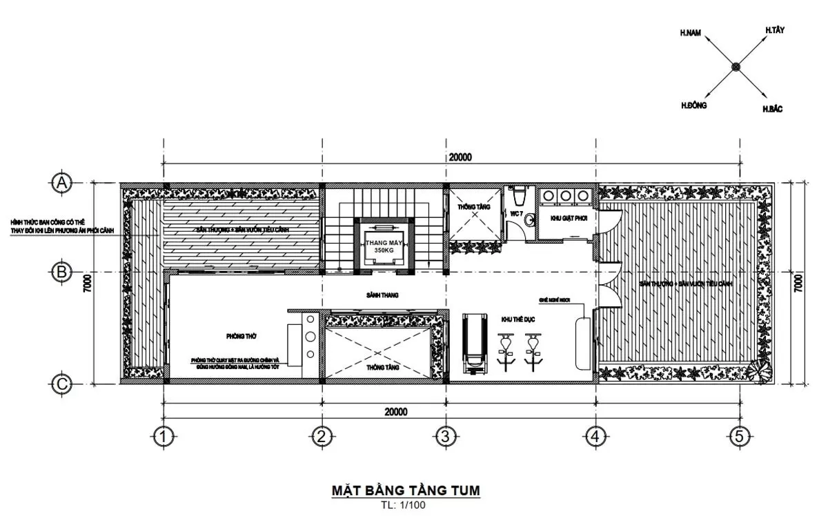 Nhà phố tân cổ điển 5 tầng có vị trí đẹp không chỉ phục vụ nhu cầu nghỉ ngơi, sinh hoạt mà còn là không gian nghỉ dưỡng lý tưởng thể hiện đẳng cấp gia chủ.