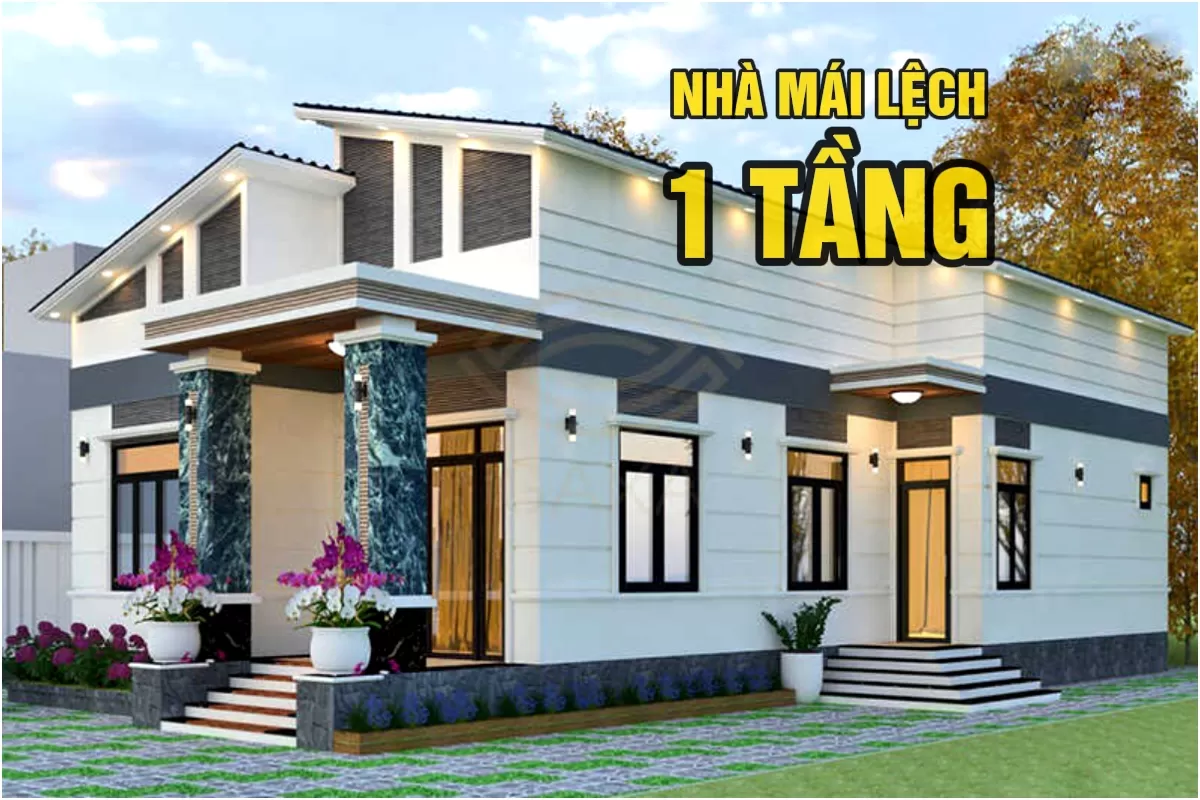 Thiết kế nhà mái bằng 1 tầng, nhà mái bằng 1 tầng đẹp NDBT1T29 | Home  fashion, Thiết kế nhà, Kiến trúc