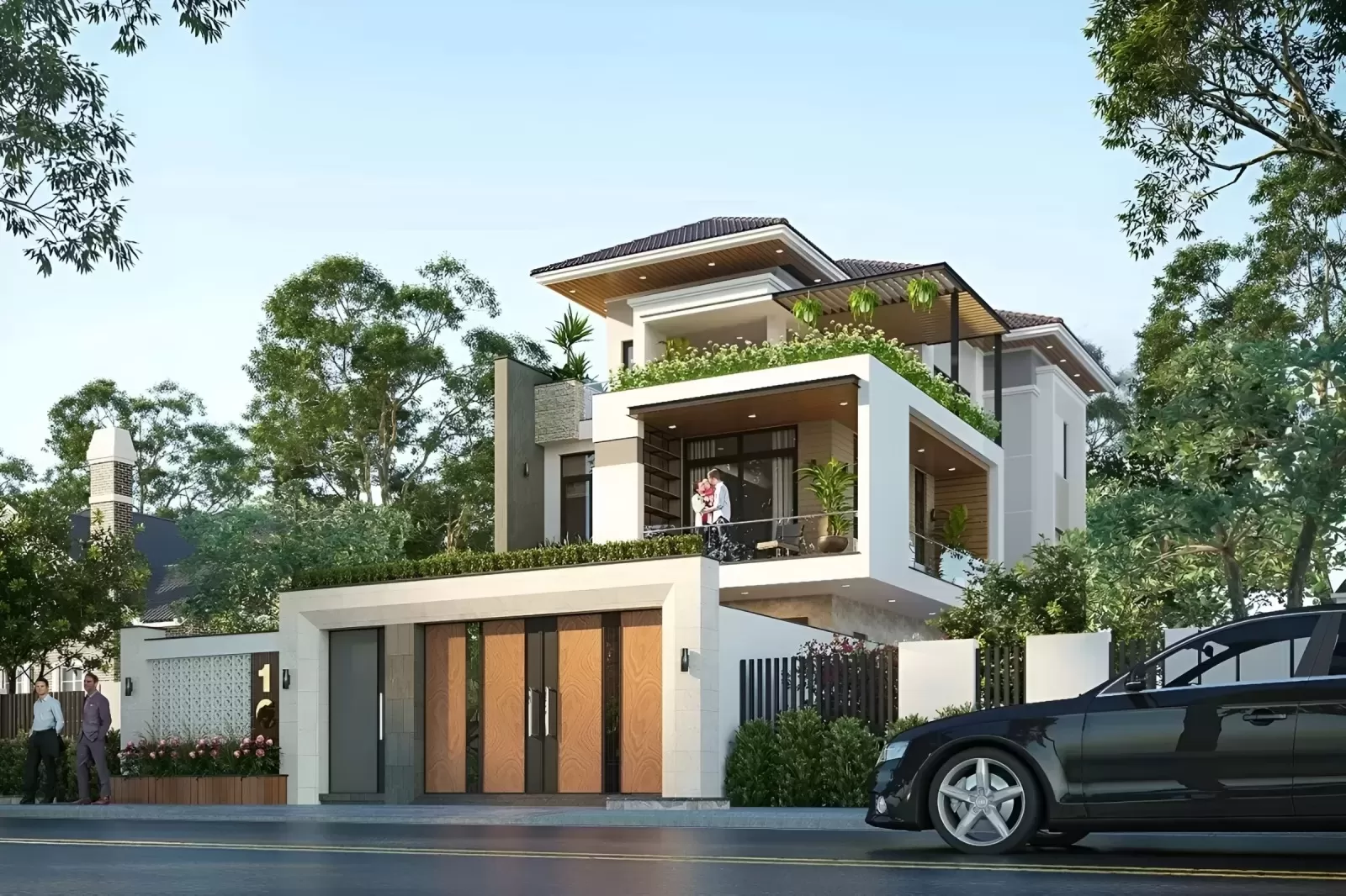 Mẫu thiết kế nhà phố tại Hà Nam