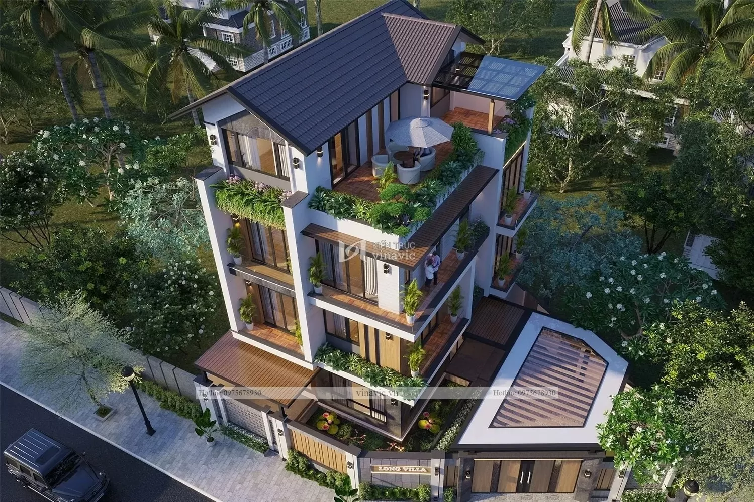 Tư vấn kiến trúc ngoại thất và sân vườn