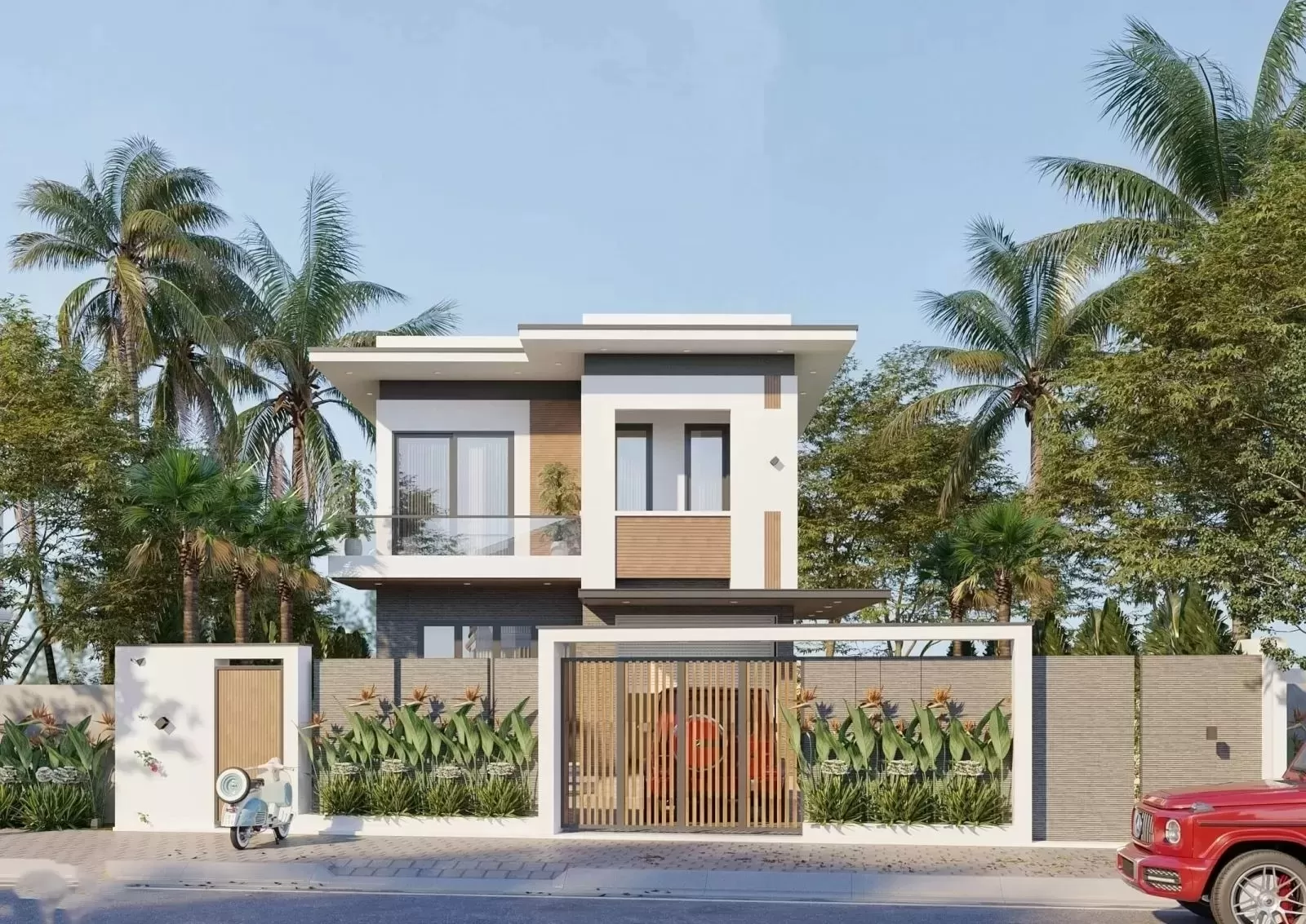 Những căn nhà 2 tầng 4 phòng ngủ 80m2 có kiến trúc thiết kế đa dạng, tính thẩm mỹ cao và công năng phù hợp với nhiều gia đình.
